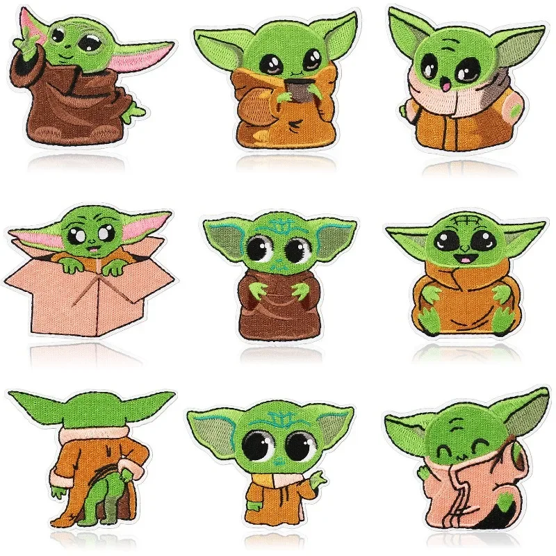 Baby Clothes - 9 adet Yıldız Savaşları figür yaması,