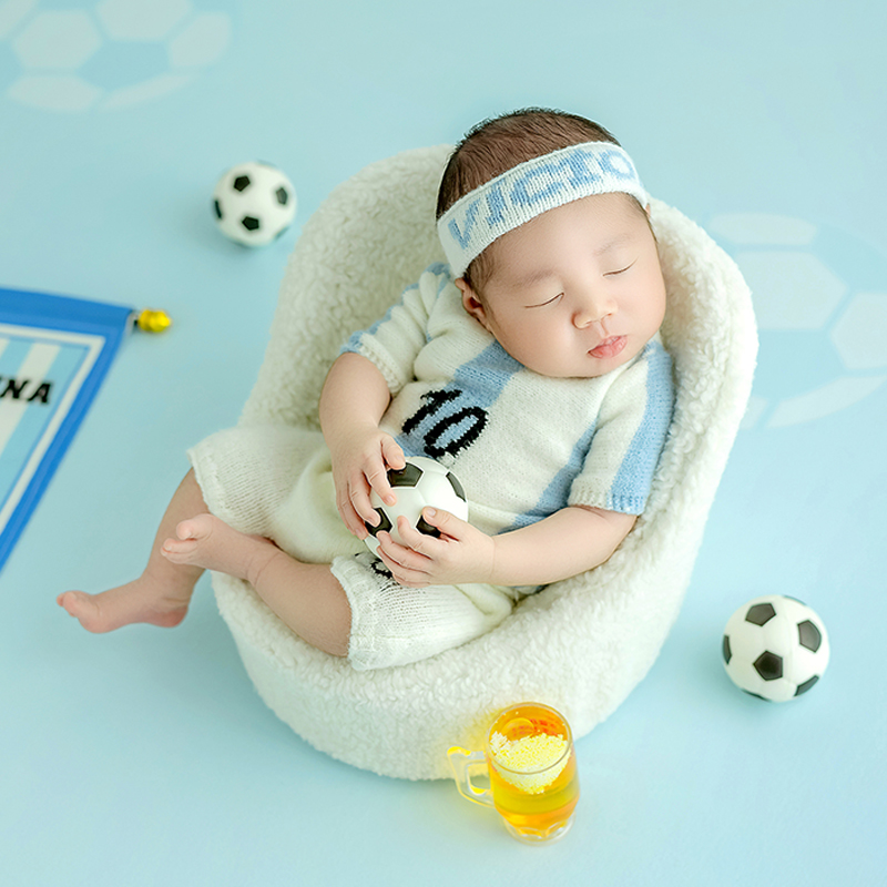 Futbol Bebek Tema Yenidoğan Fo - Infant Photography Props Outfit incelemesi ve fiyatı